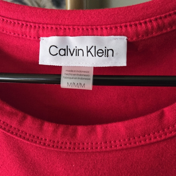 Calvin klein dress sz Medium Red/Gold - Picture 3 of 5